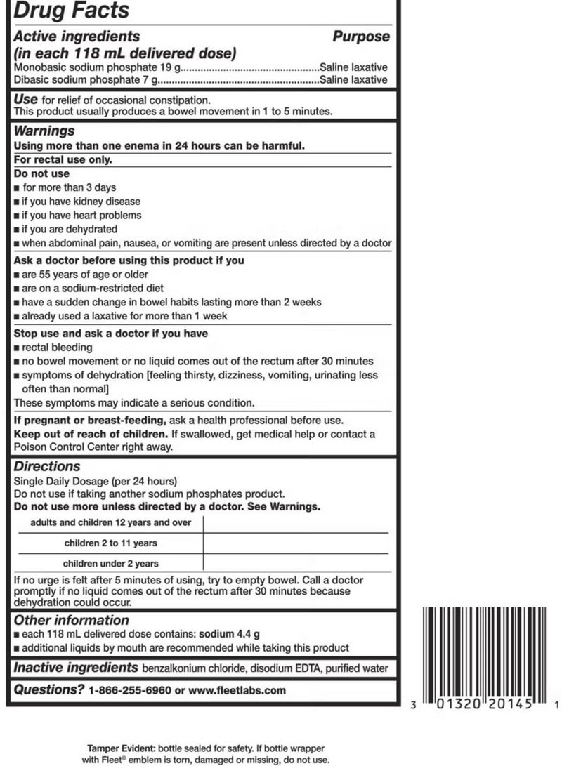 فليت عبوتين من فليت حقنة شرجية لتنظيف الأمعاء والتخلص من الإمساك 133 مل للبالغين - Image 3